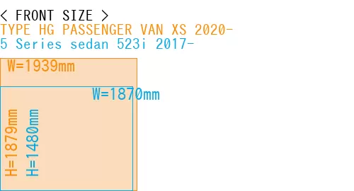 #TYPE HG PASSENGER VAN XS 2020- + 5 Series sedan 523i 2017-